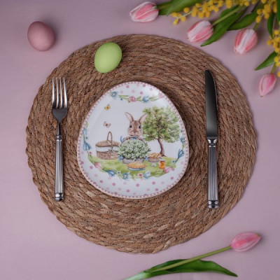 Блюдо 20x18 см Fissman Rabbits, фарфор (арт. 16103) Блюдо 20x18 см Fissman Rabbits, фарфор (арт. 16103)