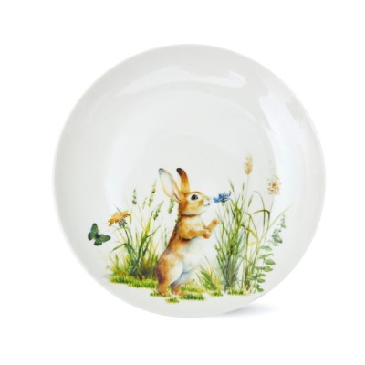 Набор тарелок 20 см Fissman Rabbit 4 пр, фарфор (арт.13721) Набор тарелок 20 см Fissman Rabbit 4 пр, фарфор (арт.13721)