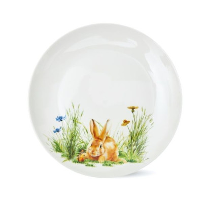 Набор тарелок 20 см Fissman Rabbit 4 пр, фарфор (арт.13721) Набор тарелок 20 см Fissman Rabbit 4 пр, фарфор (арт.13721)