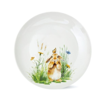 Набор тарелок 20 см Fissman Rabbit 4 пр, фарфор (арт.13721) Набор тарелок 20 см Fissman Rabbit 4 пр, фарфор (арт.13721)