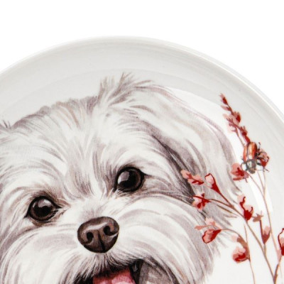 Фарфоровая тарелка Fissman Dogs, d 15 см (арт. 16080)