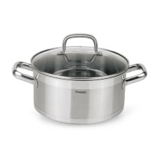 Кастрюля со стеклянной крышкой Fissman Cordelia 24х11,5 см нерж. сталь 5324 F