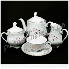 Сервиз чайный Rococo Pink 12 персон 
