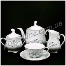 Сервиз чайный Rococo Blue 12 персон 