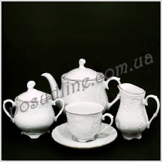 Сервиз чайный Rococo White 12 персон 