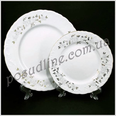 Сервиз столовый Rococo Grey 12 персон 