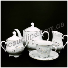 Сервиз чайный Rococo Grey 12 персон 