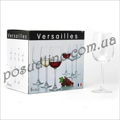 Набор бокалов для вина Luminarc Versailles 360 мл 6 пр g1483