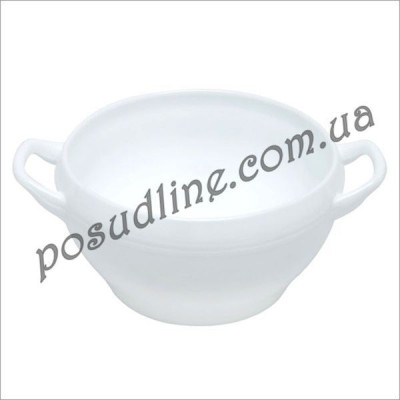 Бульонница с ушками Luminarc Potage 540 мл белая 32305