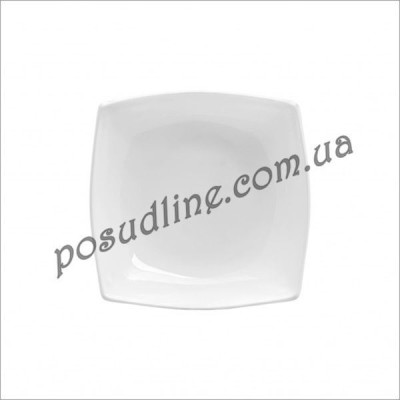 Тарелка суповая квадратная Luminarc Quadrato White 20 см h3659