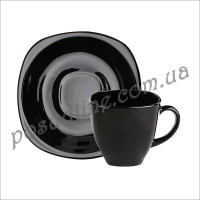 Чашка с блюдцем Luminarc Carine Black 220 мл 2 пр 