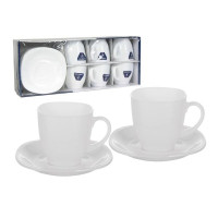 Чашка с блюдцем Luminarc Carine White 220 мл 2 пр Q0881