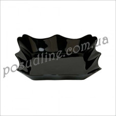 Тарелка суповая квадратная Luminarc Authentic Black 22,5 см J1407