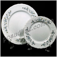 Сервиз столовый Rococo Blue 12 персон 