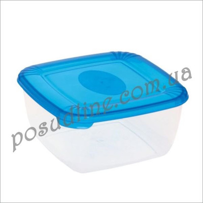 Емкость квадратная для морозилки Plast Team Polar 1,5 л 170х170х83 мм 1676
