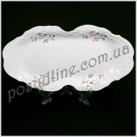 Блюдо овальное для рыбы Rococo Pink 36 см 