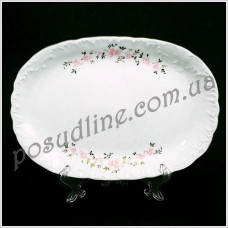Блюдо овальное Rococo Pink 29 см