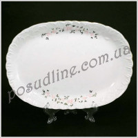 Блюдо овальное Rococo Pink 33 см 