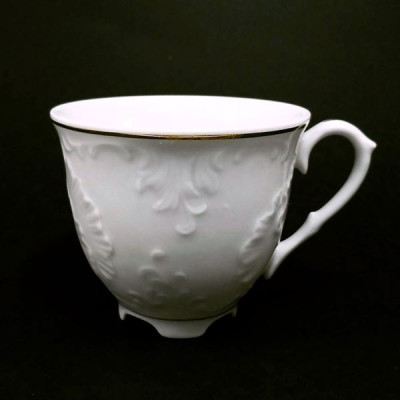 Чашка на ножке Rococo White 170 мл 