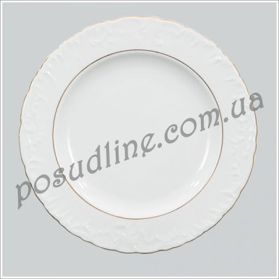 Блюдо круглое Rococo White 29 см 