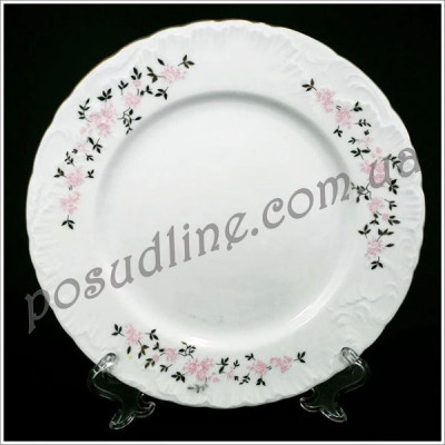 Тарелка для закуски Rococo Pink 25 см 