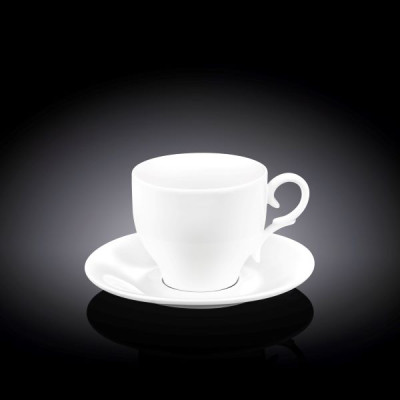 Чашка чайная с блюдцем Wilmax 220 мл WL-993009