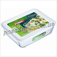 Форма прямоугольная с крышкой Pyrex 2,6 л 243P000