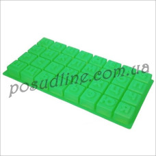 Форма силиконовая Empire Алфавит 35,5x18x2,5 см 9810