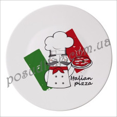 Тарелка для пиццы Bormioli Rocco Piatti Pizza 33 см PIZZA CHEF 419320-754