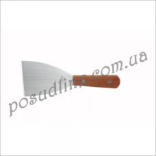 Лопатка с деревянной ручкой Winco 7,5х10 см нерж. сталь 01123 