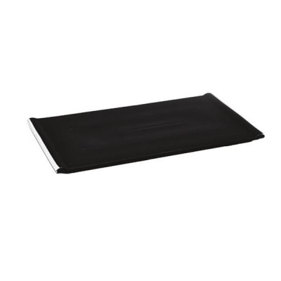 Тарелка прямоугольная 48х27 см 19 " черная глянцевая F2632BK-19