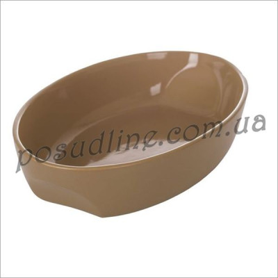 Форма овальная керамическая для запекания Pyrex Curves 28х18 см кофейная CU28OR9