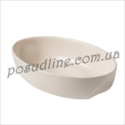 Форма овальная керамическая для запекания Pyrex Curves 28х18 см кремовая CU28OR8