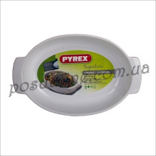 Форма овальная керамическая для запекания Pyrex Signature 25х18 см красная SG25OR8