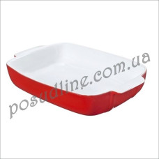 Форма прямоугольная керамическая для запекания Pyrex Signature 25х19 см красная SG25RR8