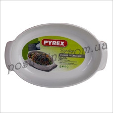 Форма овальная керамическая для запекания Pyrex Signature 30х20 см красная SG30OR8
