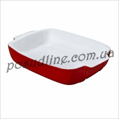 Форма прямоугольная керамическая для запекания Pyrex Signature 30х22 см красная SG30RR8