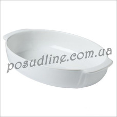 Форма овальная керамическая для запекания Pyrex Signature 35х23 см белая SG35OR1