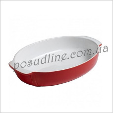 Форма овальная керамическая для запекания Pyrex Signature 35х23 см красная SG35OR8