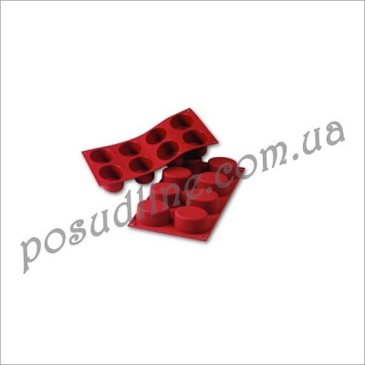Форма силиконовая Silikomart овал 75х55х35 мм SF055/C