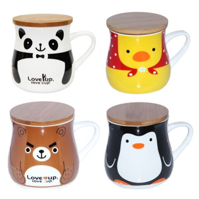 Кружка с крышкой Love Cup 450 мл 35191-9