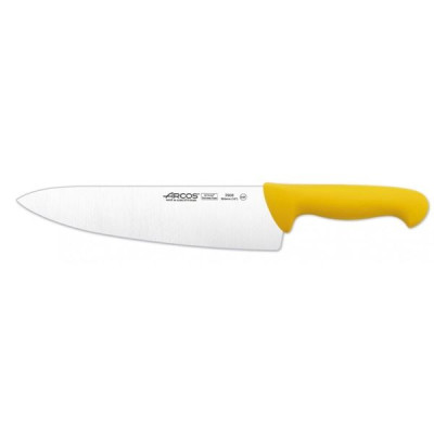 Нож поварской Arcos 2900 25 см желтый 290800