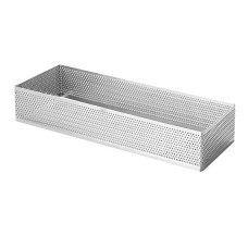 Форма перфорированная прямоугольная Lacor 7x20 см, h 2 cм 68590