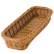 Корзинка прямоугольная FoREST 28x11x5 см светло-коричневый 522108