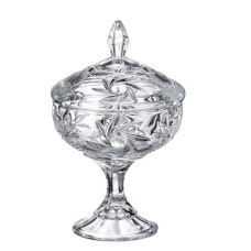Салатник на ножке с крышкой Bohemia Pinwheell 240 мм b59002-99030