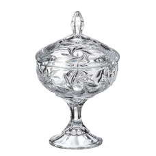 Салатник на ножке с крышкой Bohemia Perseus-Nova 240 мм b59002-99004