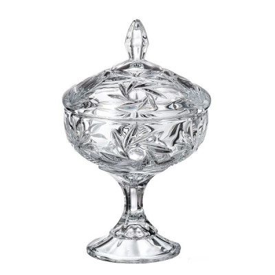 Салатник на ножке с крышкой Bohemia Perseus-Nova 240 мм b59002-99004