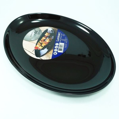 Блюдо овальное Luminarc Friends Time Black 33х25 см M0065