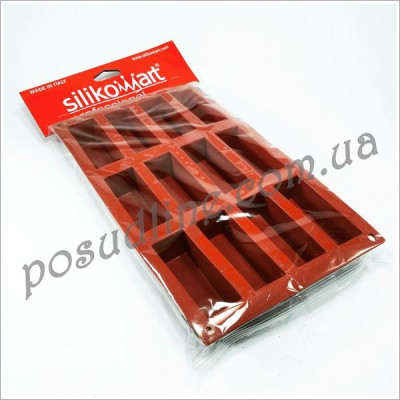 Форма силиконовая Silikomart Прямоугольник 79х29 мм, h 30 мм SF026/C