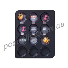 Форма прямоуг. для маффинов Pyrex Magic 12 яч. MG12BU6